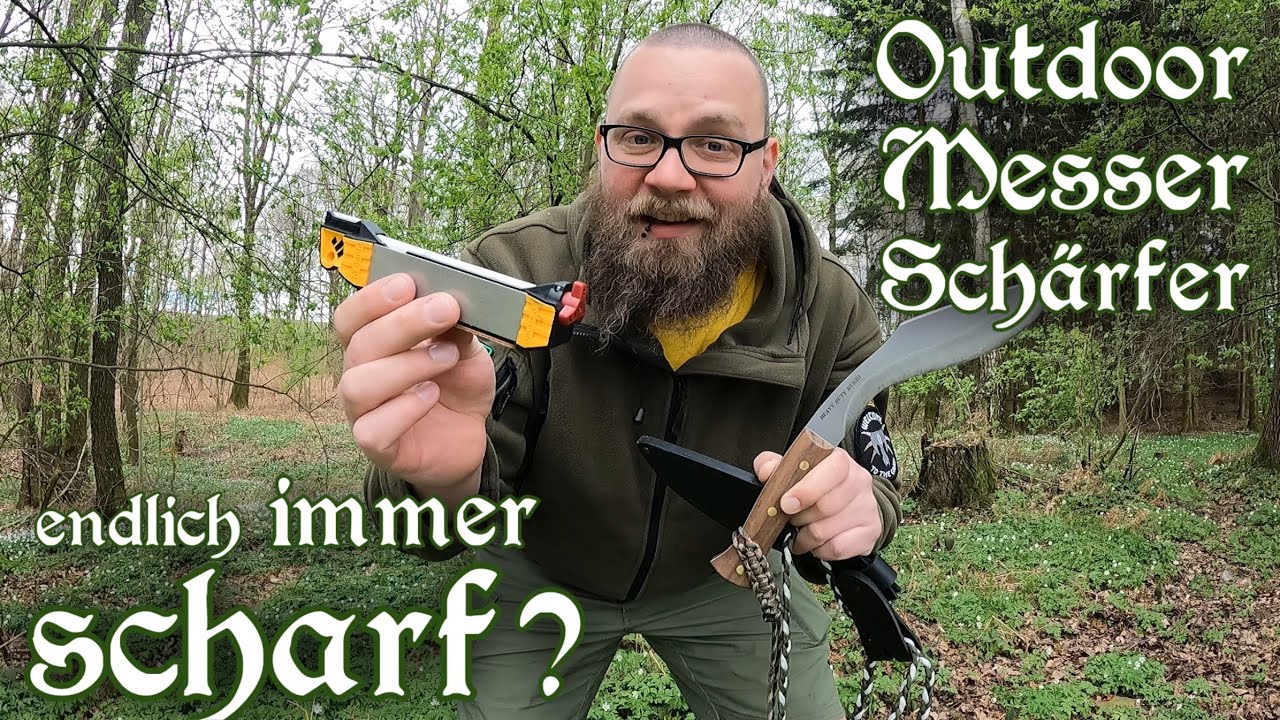 Wie bekomme ich meine Messer SCHARF? Work Sharp GUIDED FIELD SHARPENER - Outdoor Messerschärfer Test