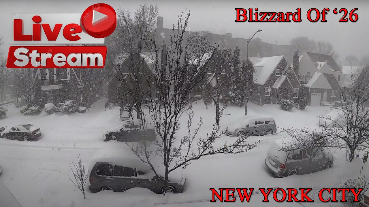 🔴LIVE BLIZZARD OF 2026 - New York City (Queens)