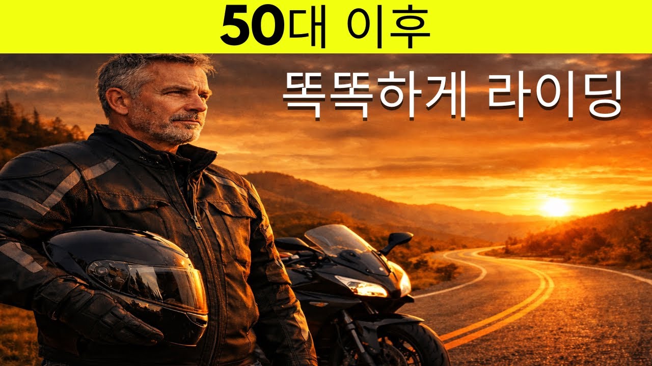 50대 이상 라이더를 위한 오토바이 안전 수칙 7가지