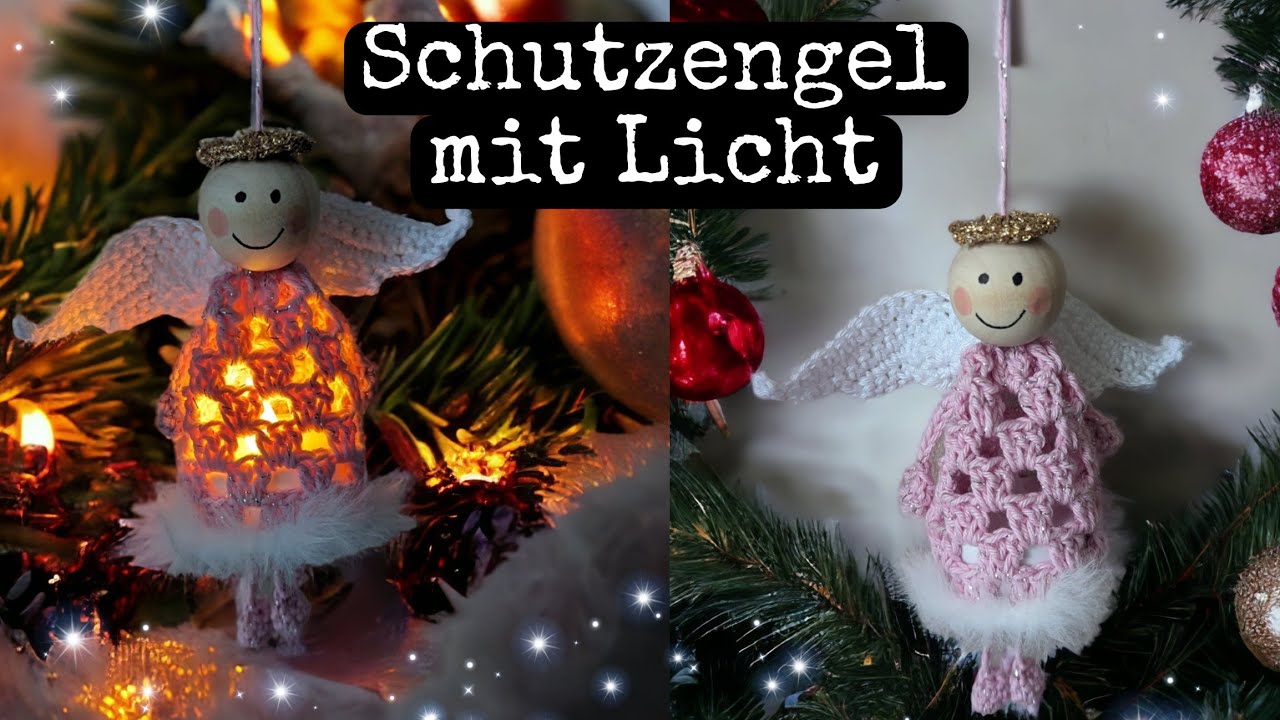 Schutzengel häkeln mit Licht 💗🫶