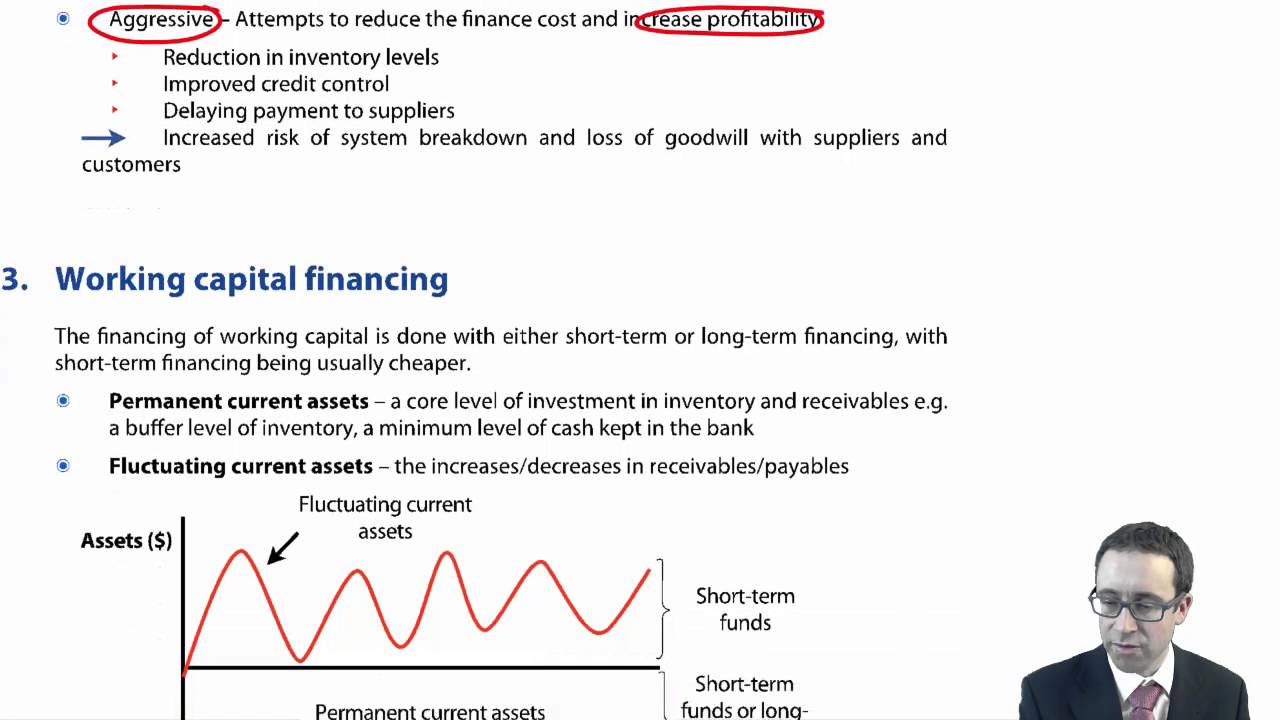 CIMA F1 Introduction to Working Capital