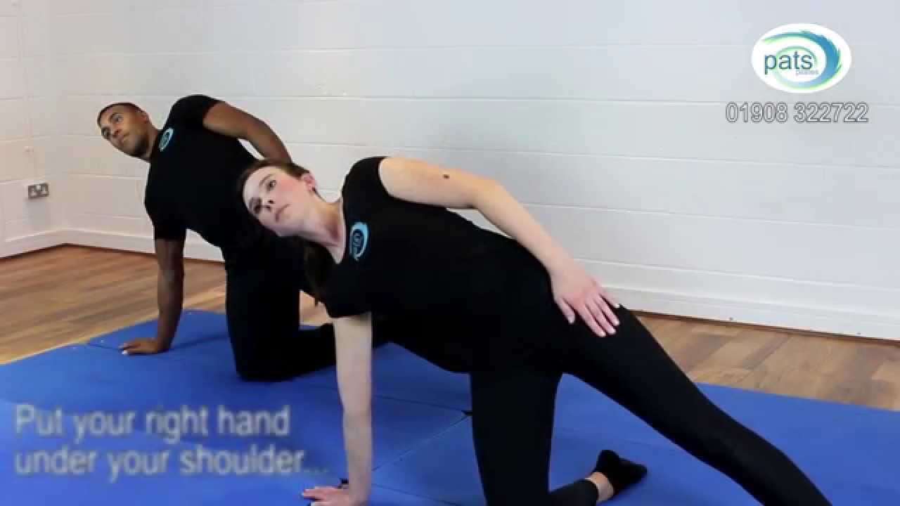 Pats Pilates Exercise at Home Lesson 10: Side Kick Kneeling and Arabesque
