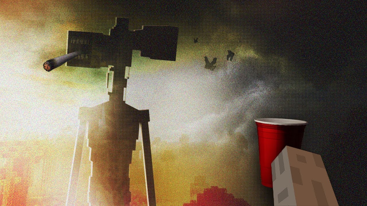 Getting Drunk & High in Horror Minecraft