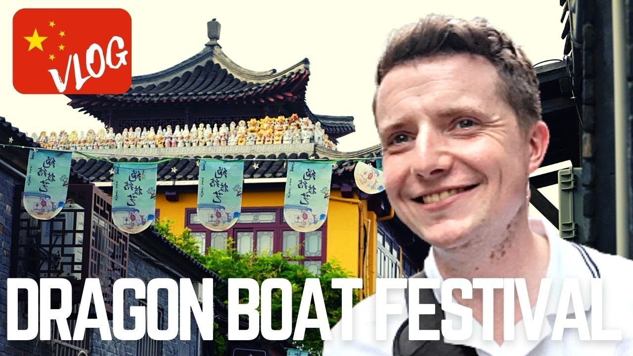 A Walk Around Yangzhou China on Dragon Boat Festival - China Vlog
