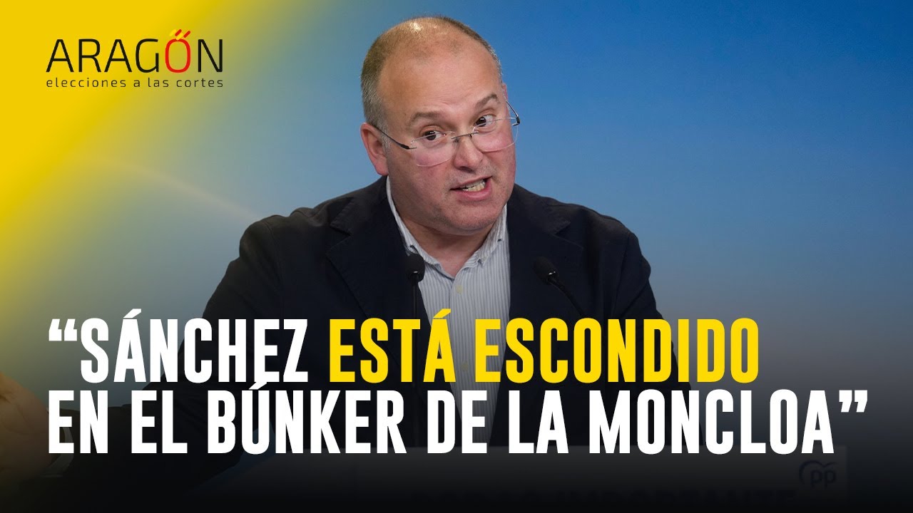 Tellado, eufórico: “Sánchez está escondido en el búnker de La Moncloa, es lo único que le queda”