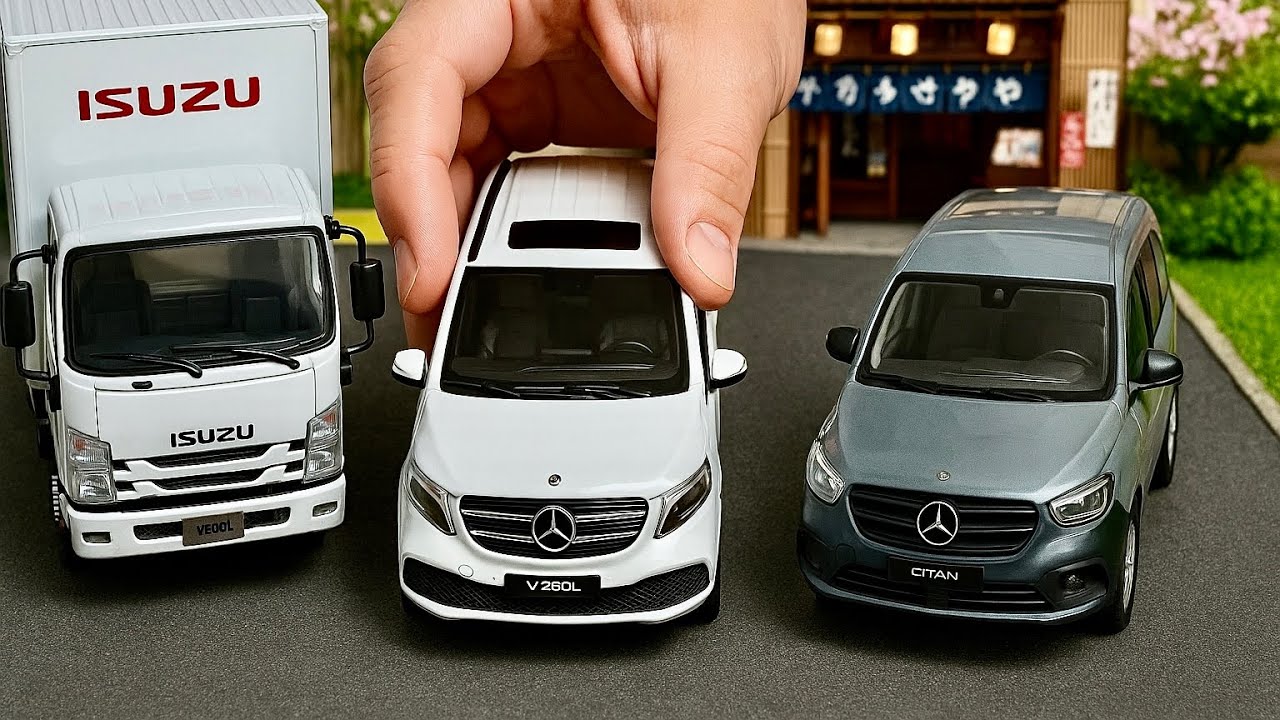 Miniature Diecast Model Van Cars that Very Look Like the Real Thing