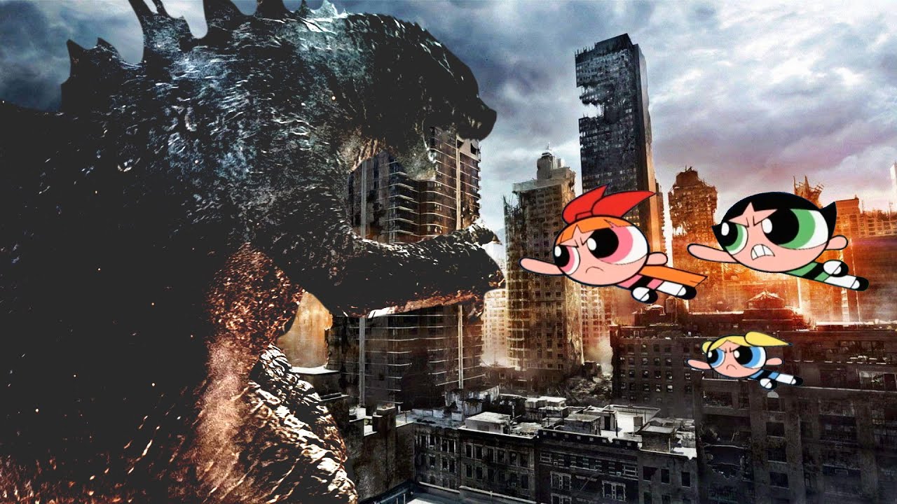 Godzilla vs Powerpuff Girls (1998)