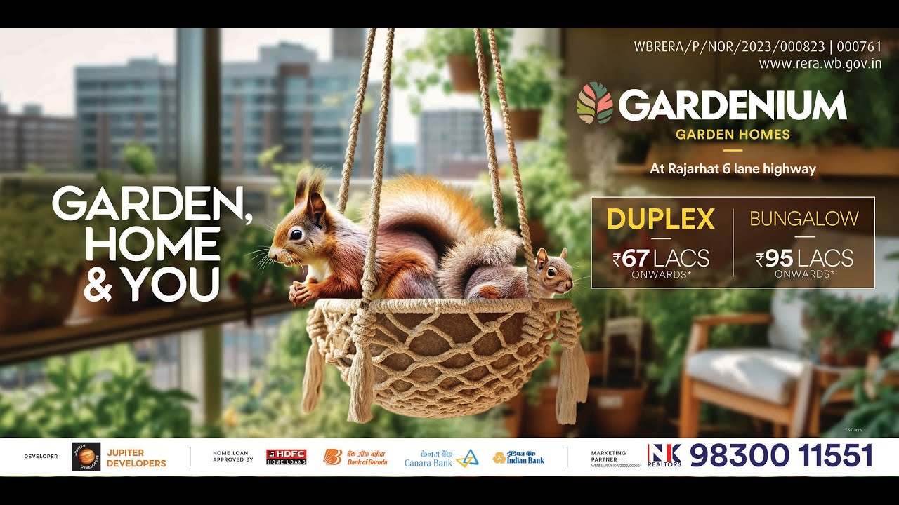 Gardenium Model Bungalow Walkthrough. Rajarhat's 1st ever Limited Edition Garden Homes Project