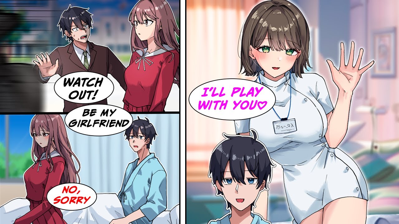[Manga Dub] I saved her life, then asked her out, but she rejected me... But then the nurse [RomCom]