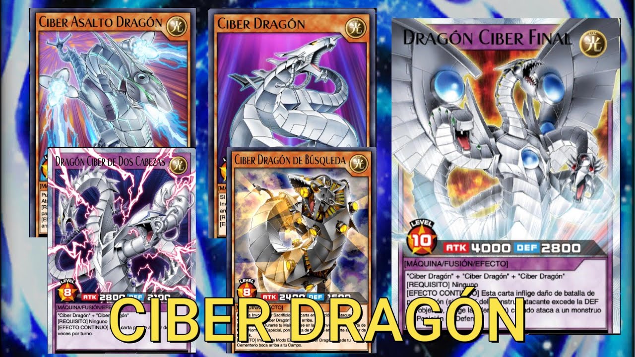 [RUSH DUEL] FUSIONES RUSH ESTAN EN DUEL LINKS. CIBER DRAGON FUSION DECK | SKILL QUE TE LO FACILITA.
