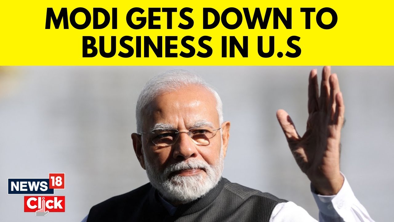 PM Modi's U.S. Visit | PM Modi Meeets Top CEOs | PM  Modi In USA | English News | News18