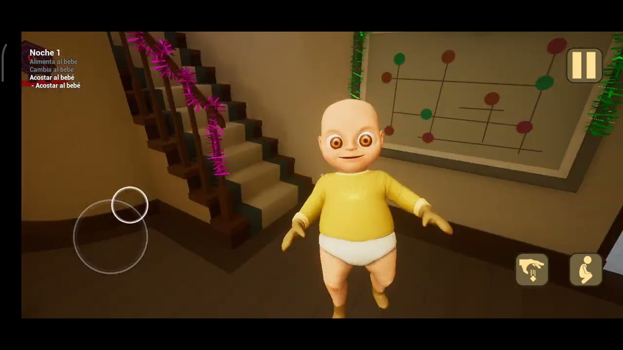 Jugando bebé amarillo 💛😃 noche 1