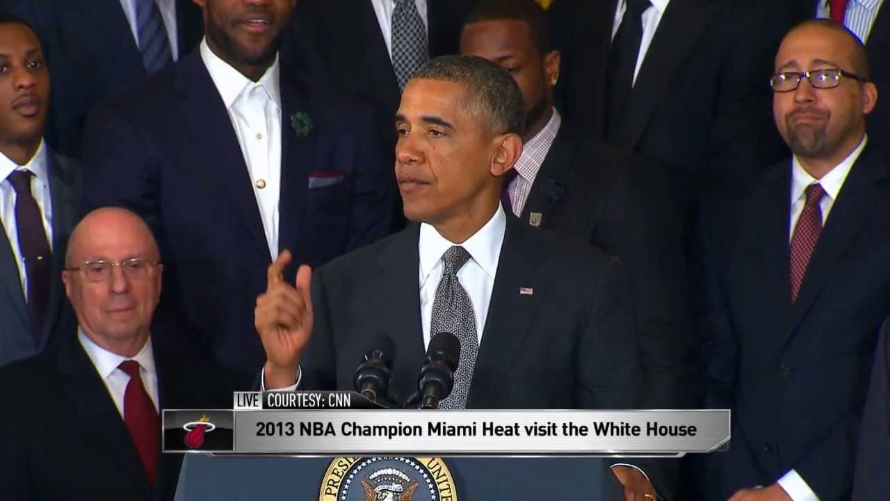 Barack Obama has Mario Chalmers' Back
