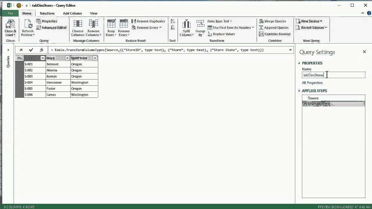 Merge Multiple Dimension Tables (Left Outer Join) - Joining and Merging - Power Query Jumpstarter