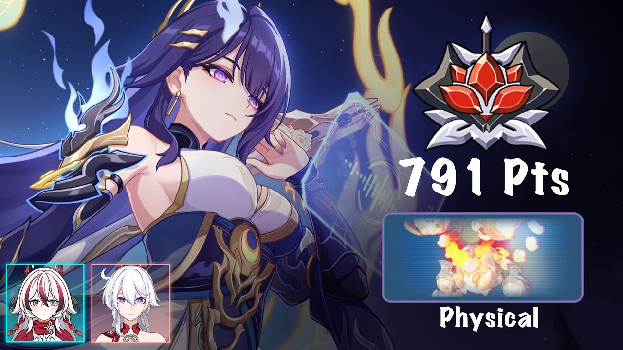 New Xentinel Mei against Rice Cake | 545D Redlotus / 791 Pts | Honkai Impact 3rd [8.7 CN beta v2]