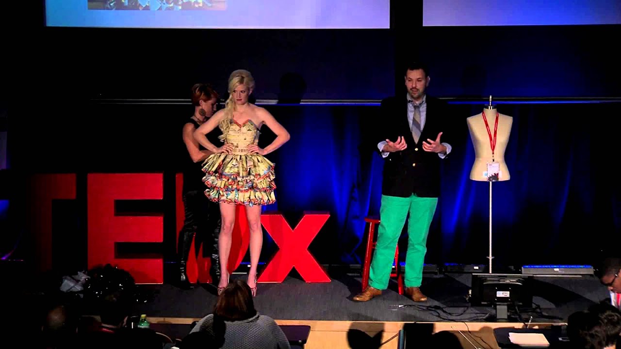 Fashion reinvented and recycled: Matthew Richmond at TEDxUMDearborn