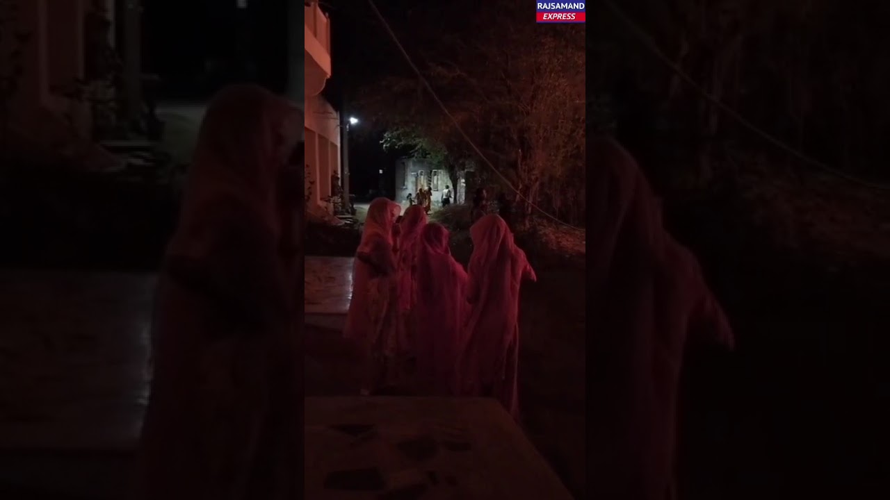 राजसमन्द में बिजनोल गाँव मे बीती रात विकराल आग