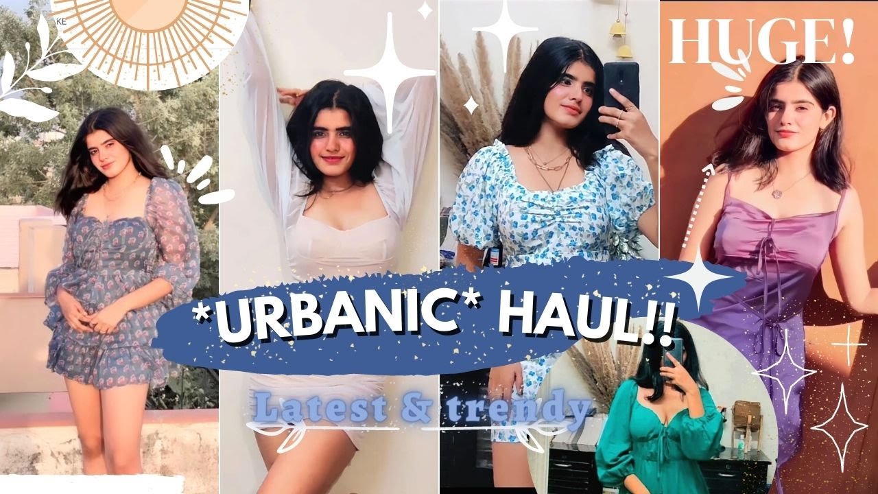 Huge *URBANIC* Dress Haul !! TRENDY & LATEST | URBANIC HAUL| Honest reviews|#urbanic #urbanicdresses
