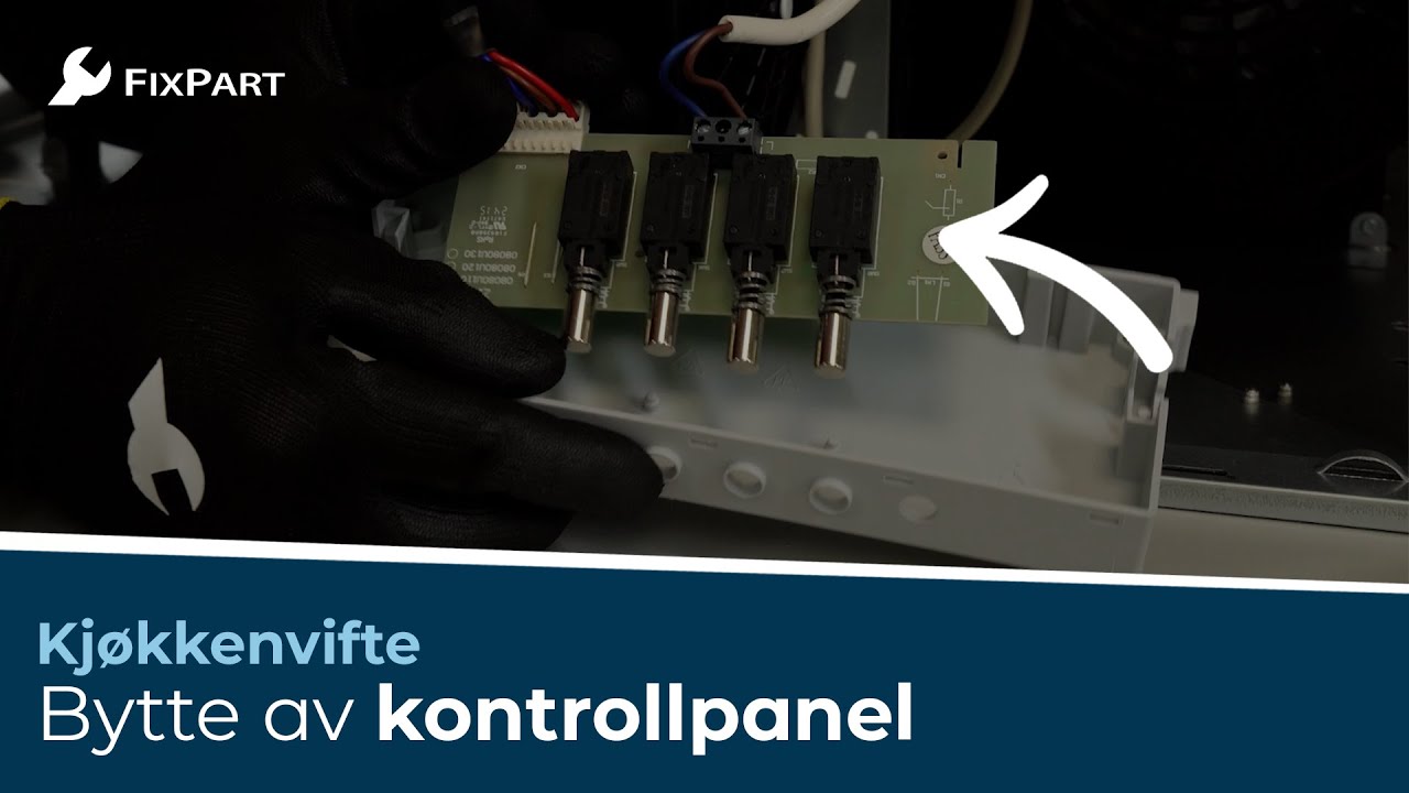 Hvordan bytter jeg kontrollpanelet på kjøkkenviften min? - FixPart