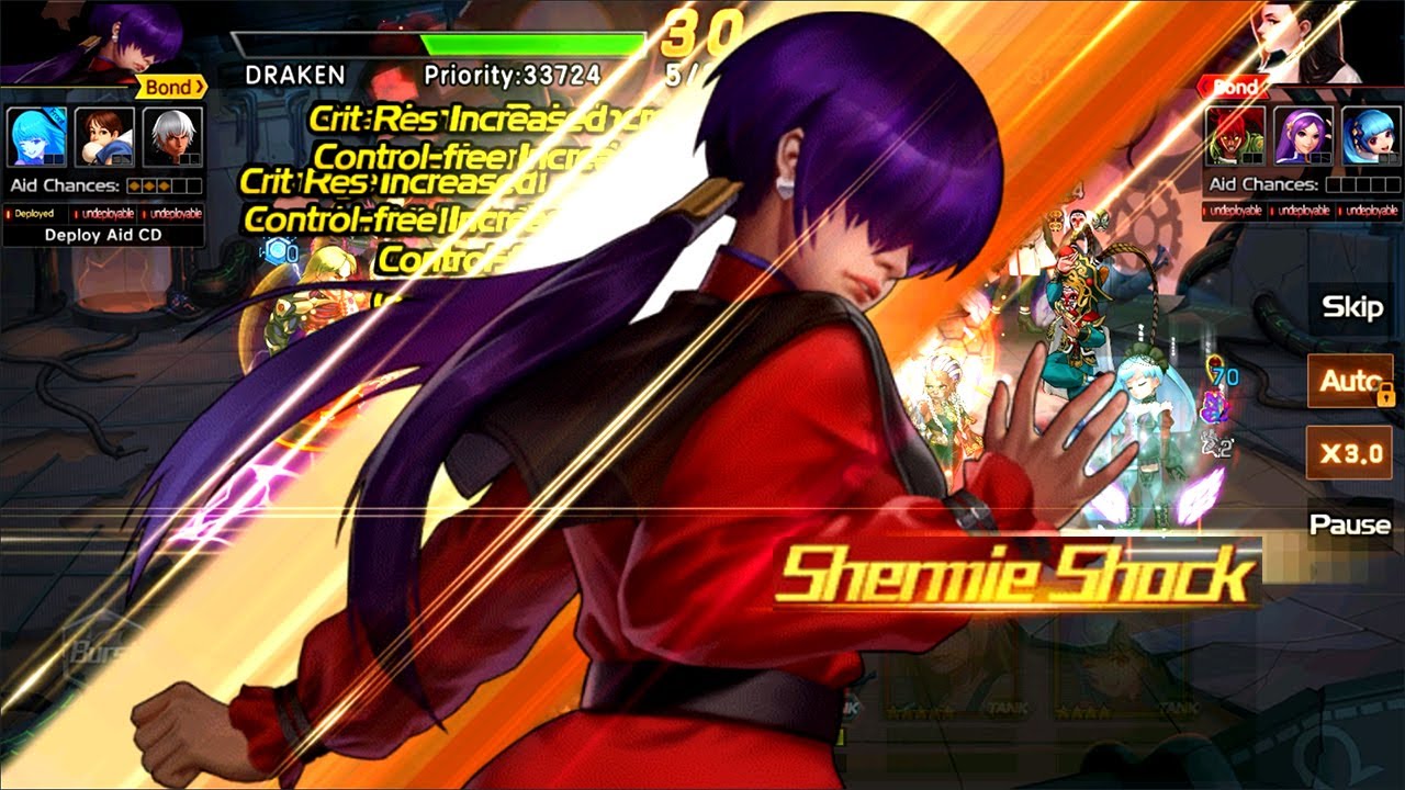 6 Star Orochi Shermie XV in arena - KOF 98 UM OL - Arena Gameplay - Global Version