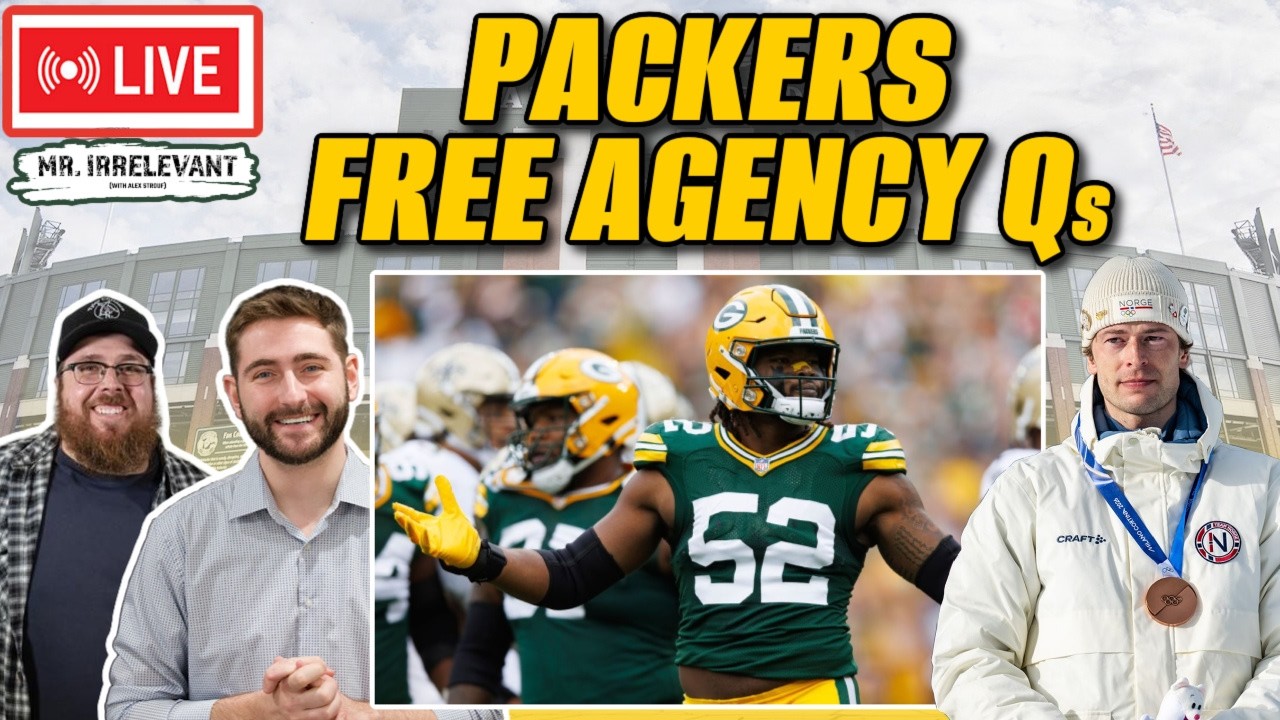 LIVE: Packers Free Agent Questions + Olympic Scandal & Badgers OT Win