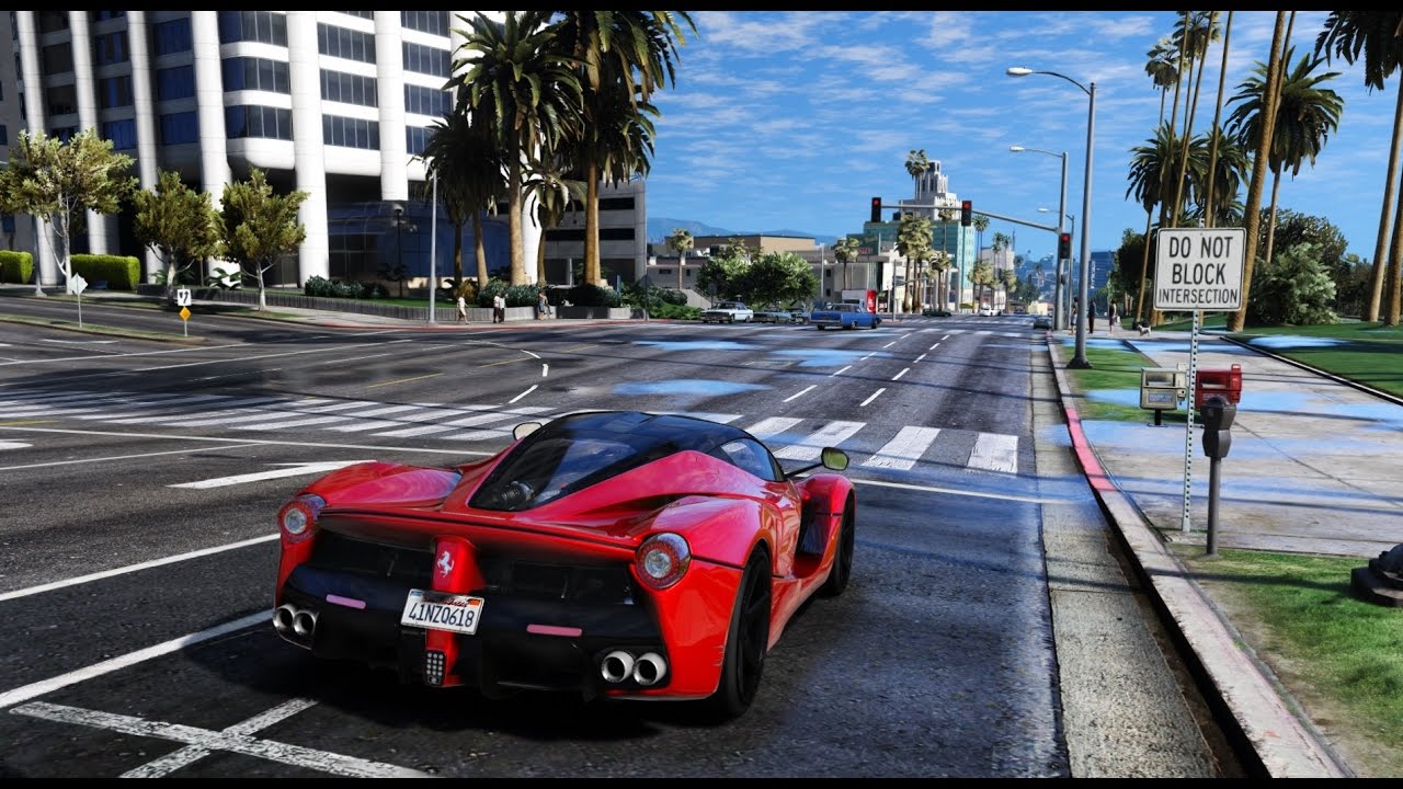 ► GTA 6 Graphics - LaFerrari! ✪ M.V.G.A. - Gameplay! 2017 Realistic Graphics MOD 60FPS