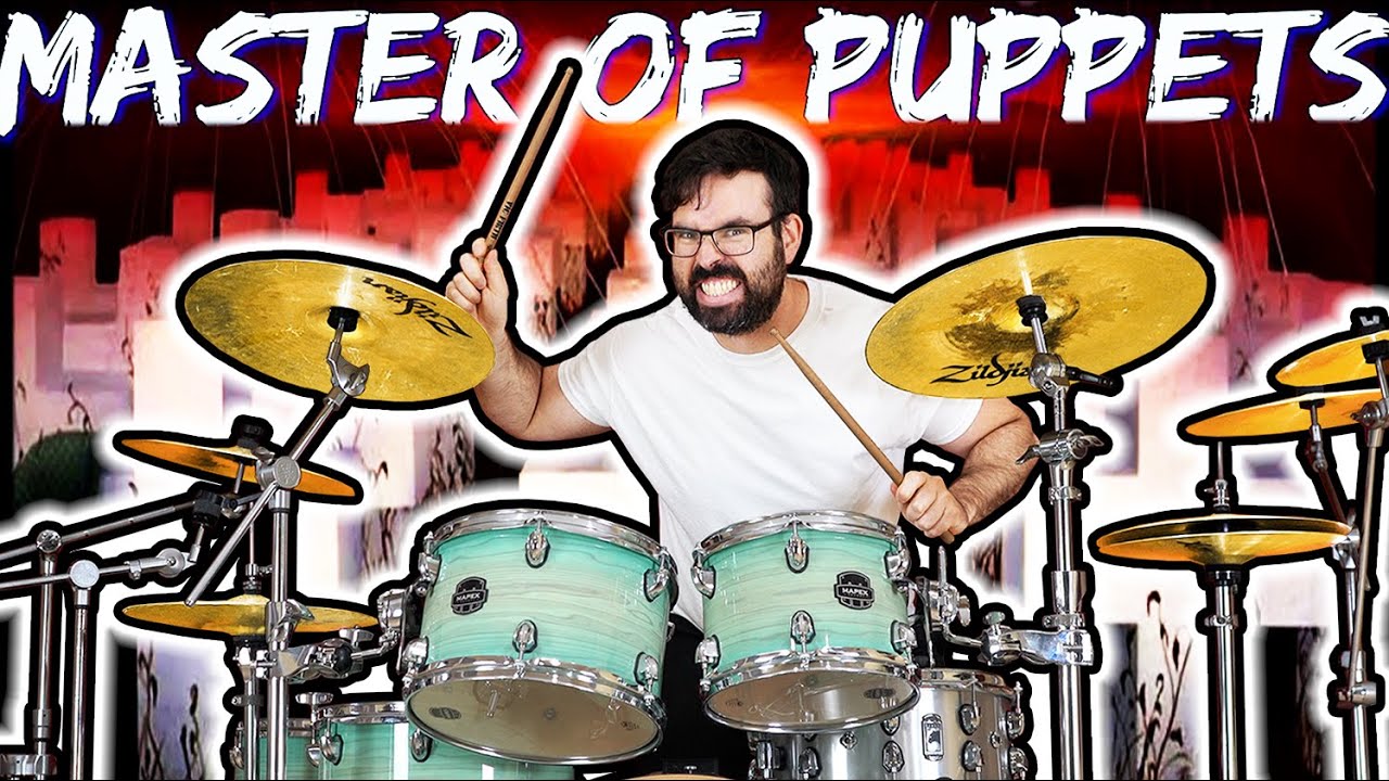 Я выучил «Master of Puppets» за 66,6 минут! (Кавер на барабанах Metallica)