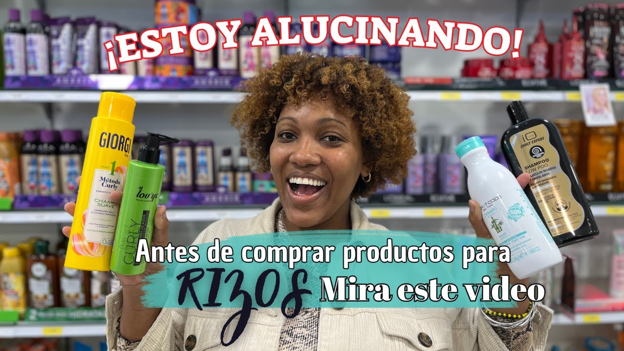 PRODUCTOS DE SUPERMERCADO PARA CABELLO AFRO Y RIZADO #metodocurly