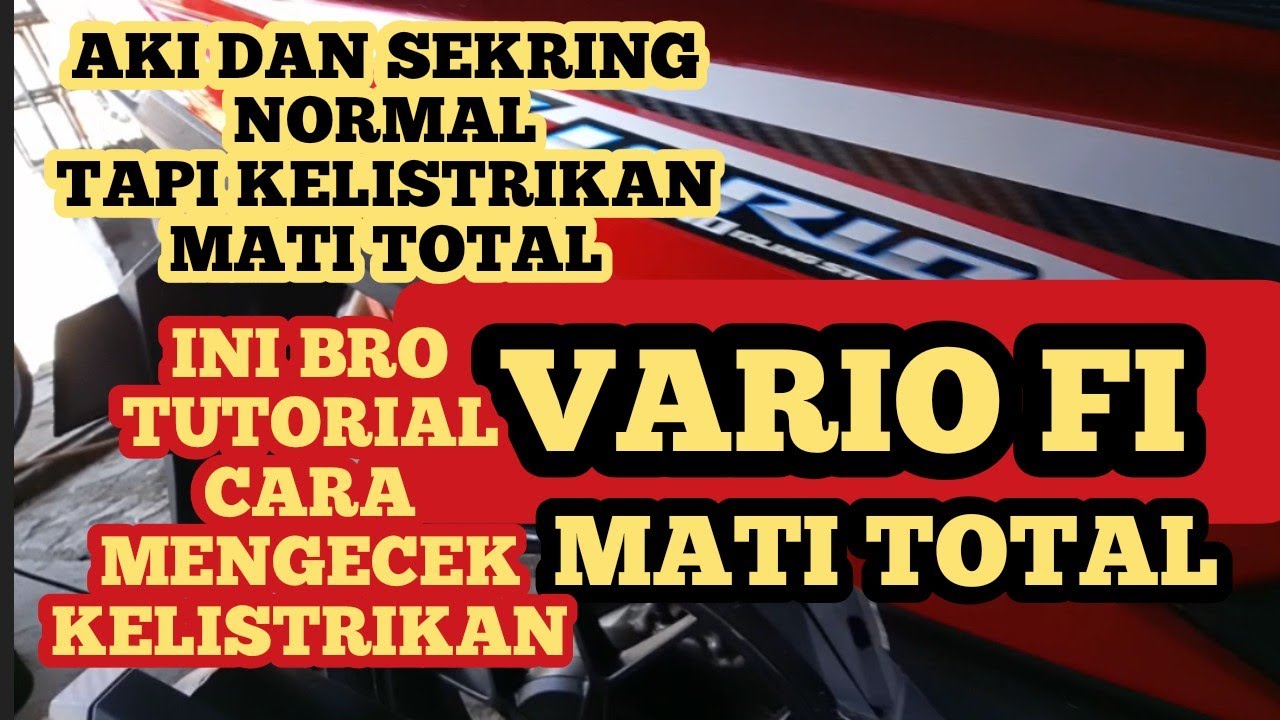 Kelistrikan VARIO 125 Mati Total // VARIO 150 Mati total