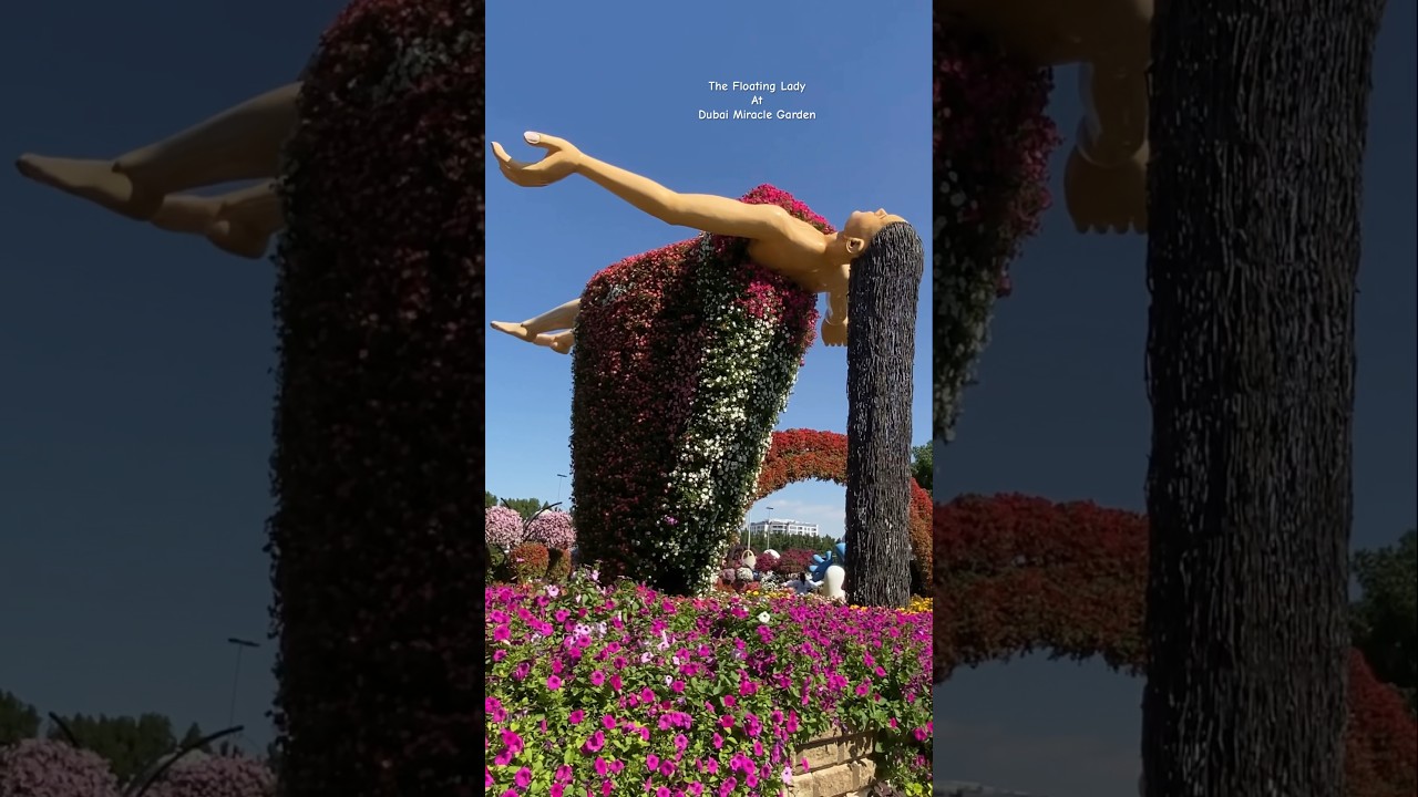 Millions of flowers! Dubai Miracle Garden #shortvideo #short #outandabout #dubai #dubaimiraclegarden