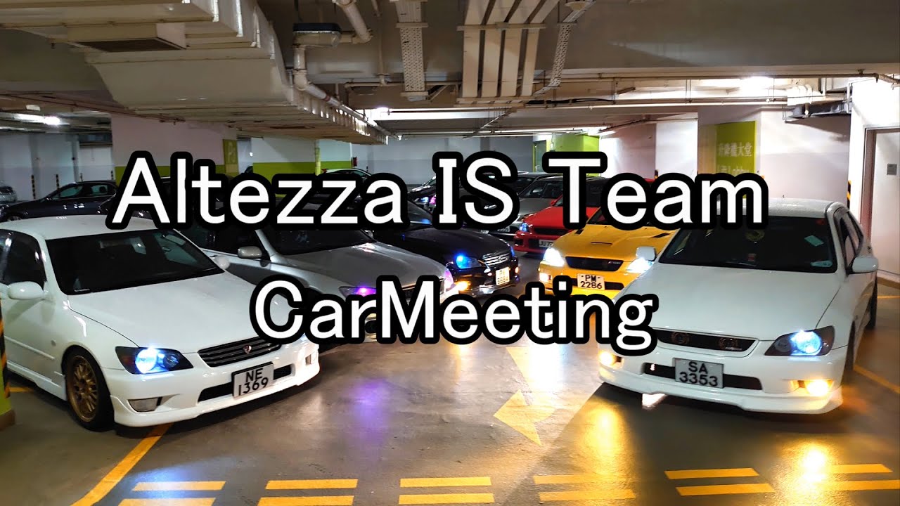 Altezza IS Team Car Meeting