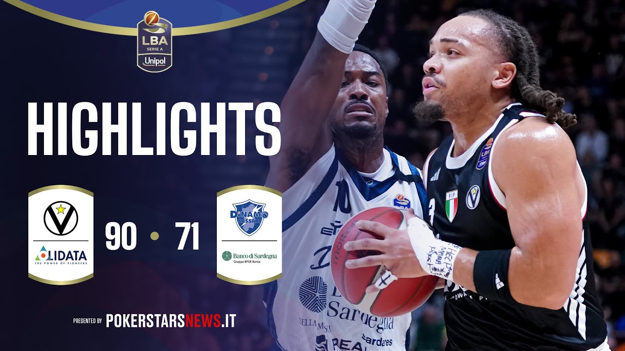 Virtus Olidata Bologna - Banco di Sardegna Sassari | PokerstarsNews Highlights Serie A Unipol 25/26