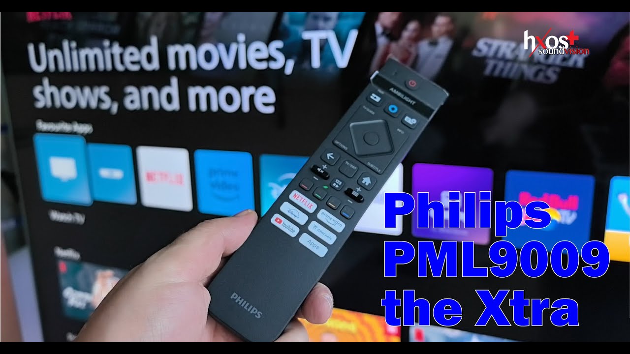 Philips PML9009 television, The Xtra Ambilight TV with Mini LED - QD panel, drive by Titan OS