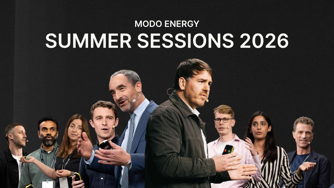 Battery Storage, Power Markets & the Energy Transition | Modo Energy Summer Sessions 2026