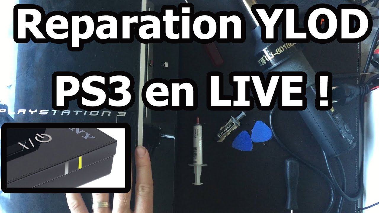 Comment démonter et réparer le YLOD sur une PS3 40go, voici le tuto !