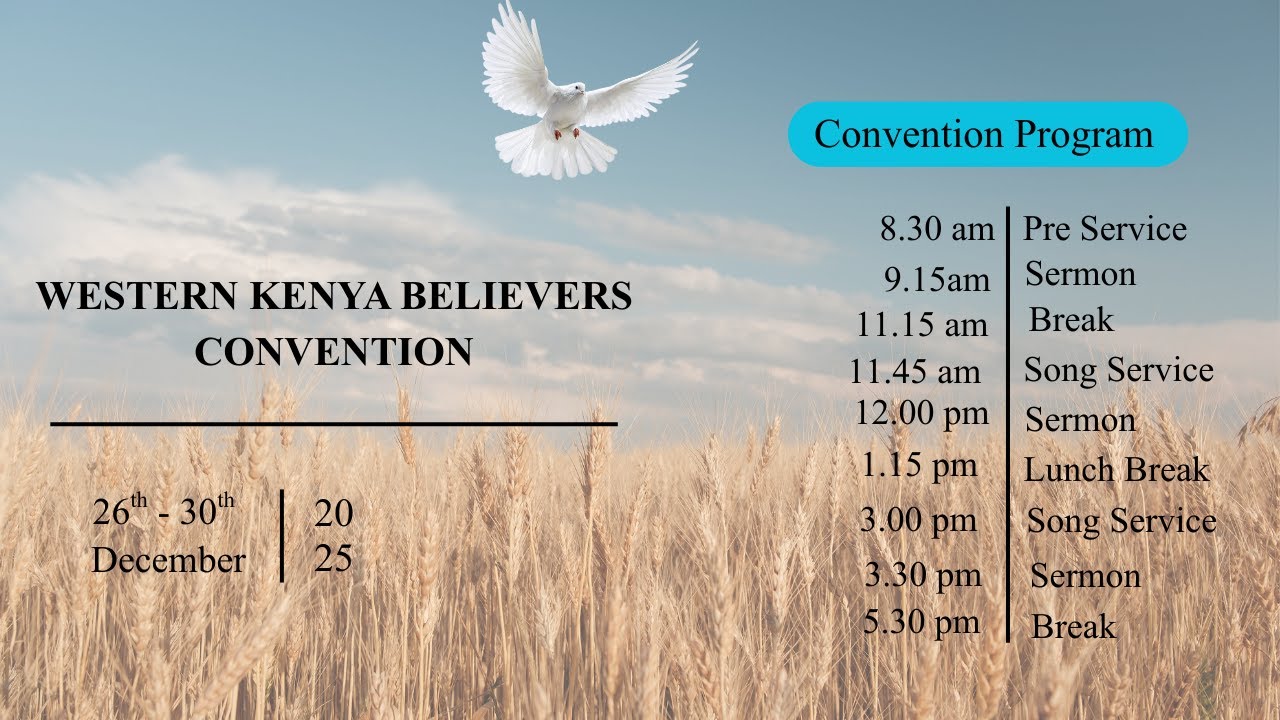 Day 3. Generational Influencers. Pastor Dele . WESTERN KENYA BELIEVERS CONVENTION.