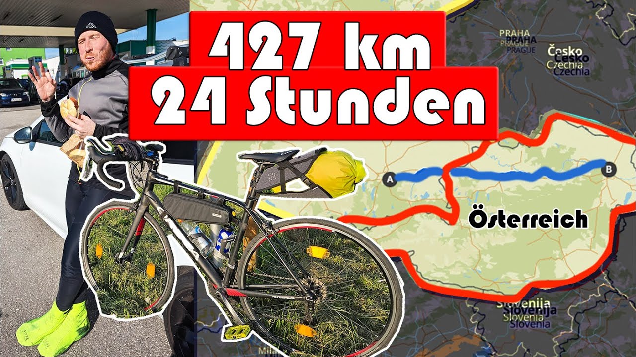 HEUTE wir GELIEFERT 427km NONSTOP. 9 Monate TRAINING! München Wien in 24 Stunden. #racevienna
