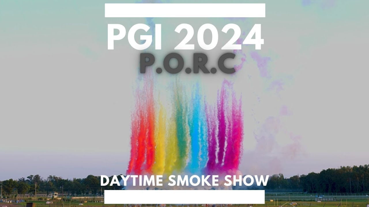 【4K】PGI 2024 - AMAZING Daytime Display by P.O.R.C. - Smoke Willows!