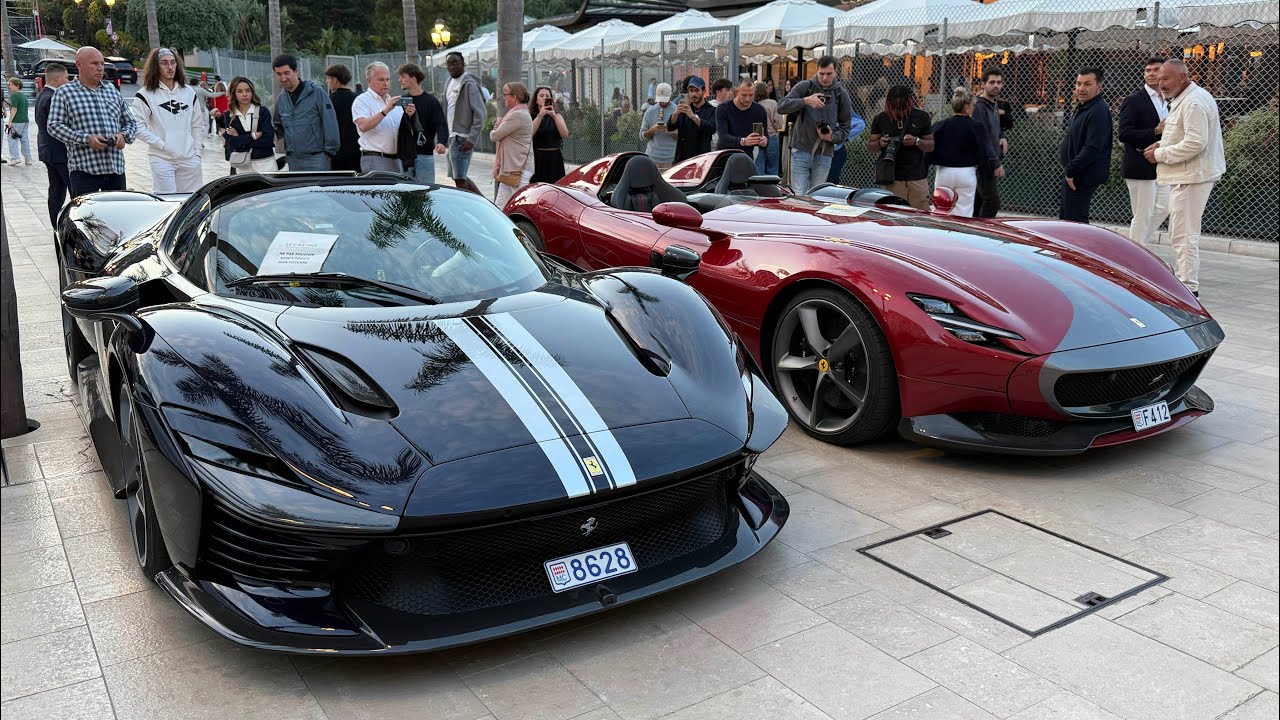 Carspotting Monaco 2025 part 2 / SP2, SP3 x2,Pagani Utopia, SF 90 XX Stradale, 918 spyder, Revuelto