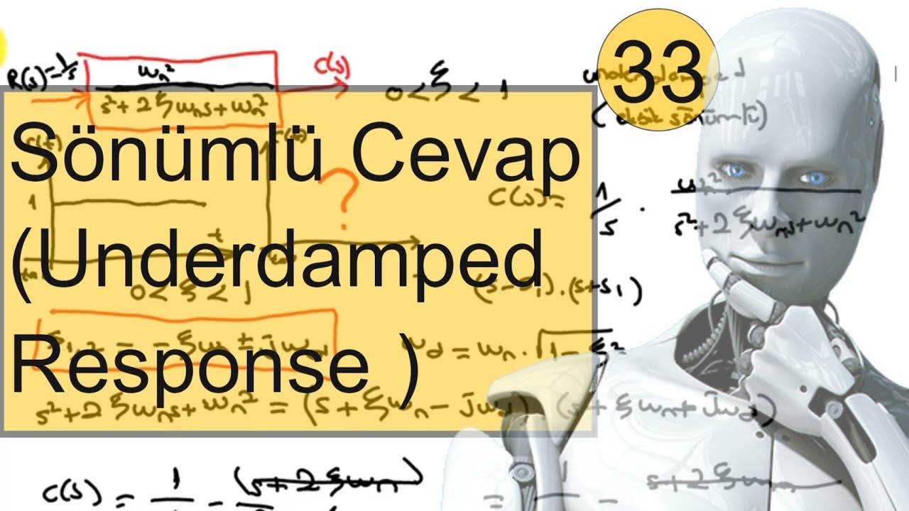 Kontrol Sistemleri Ders 33:  Az Sönümlü Cevap ( Underdamped Response ) KONTROL SİSTEMLERİ DERSLERİ