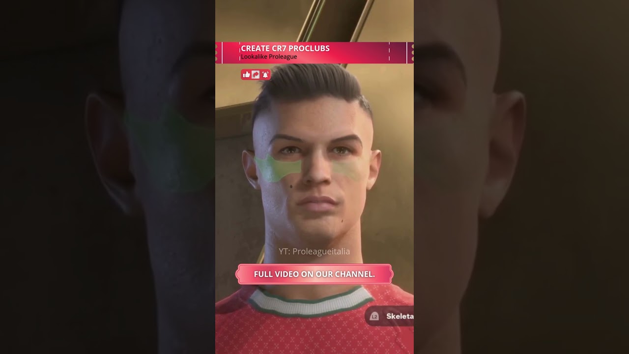 Cristiano Ronaldo Face Creation in EA FC 26 ⚡ Realistic CR7 Lookalike 