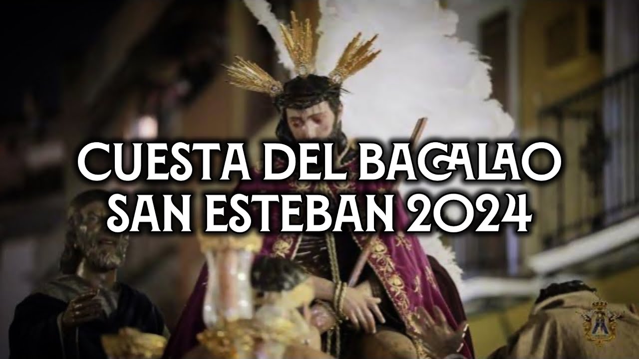 [4K] SAN ESTEBAN EN LA CUESTA DEL BACALAO 2024 || VIRGEN DE LOS REYES || DESDE TRIANA