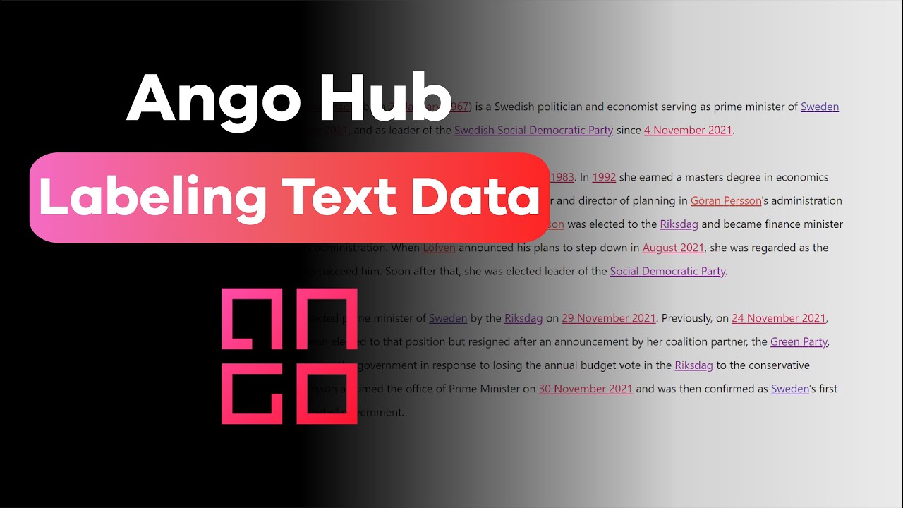 Labeling Text Data on Ango Hub - Data Labeling Walkthrough