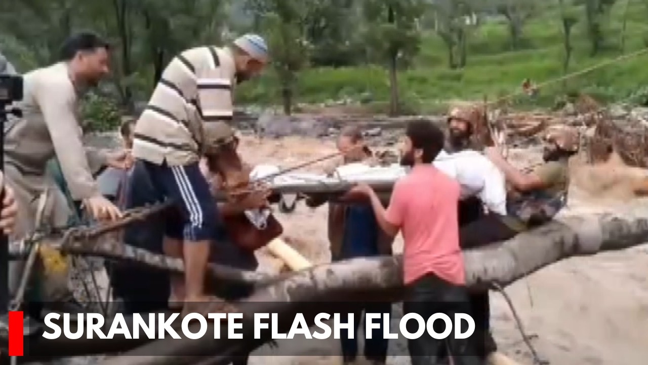 Surankote Flash Flood: Army, SDRF Intensify Search and Rescue Operations