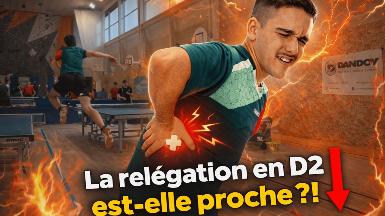 🩹JE ME BLESSE LA VEILLE ET JE RISQUE LA RELÉGATION EN D2 - Critérium T3 🏓🔥