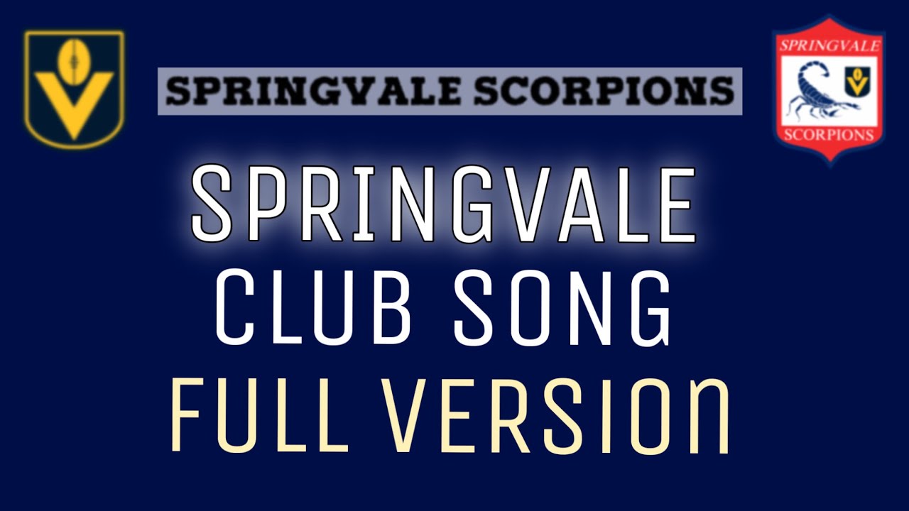 Springvale Scorpions Club Song - Full Version (Still Low Quality)