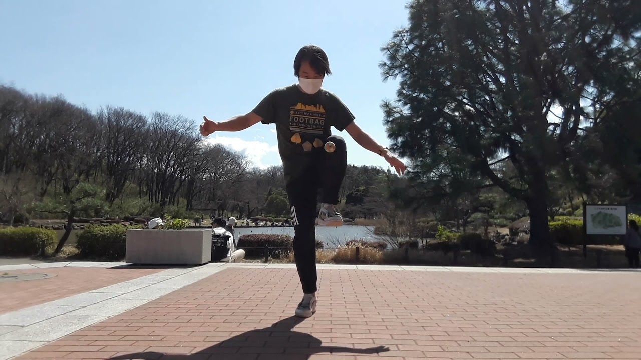 フットバッグの基本動作