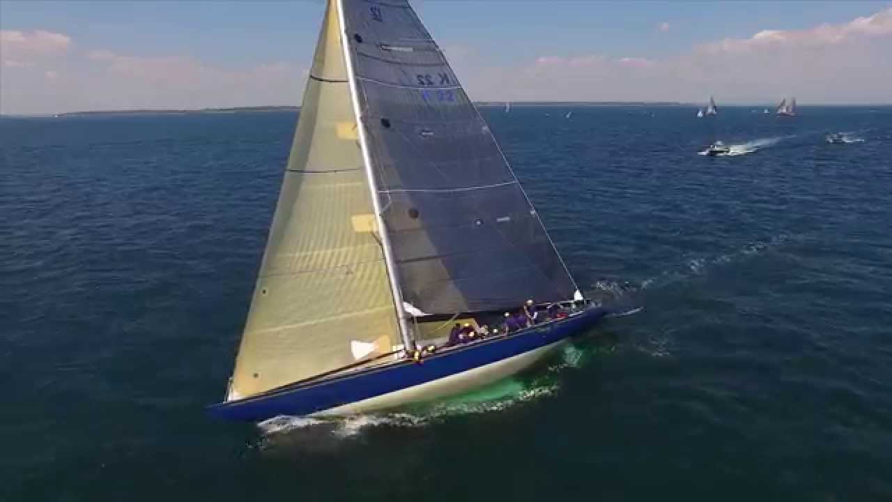 12 Metre Class racing at The 2015 Newport Regatta
