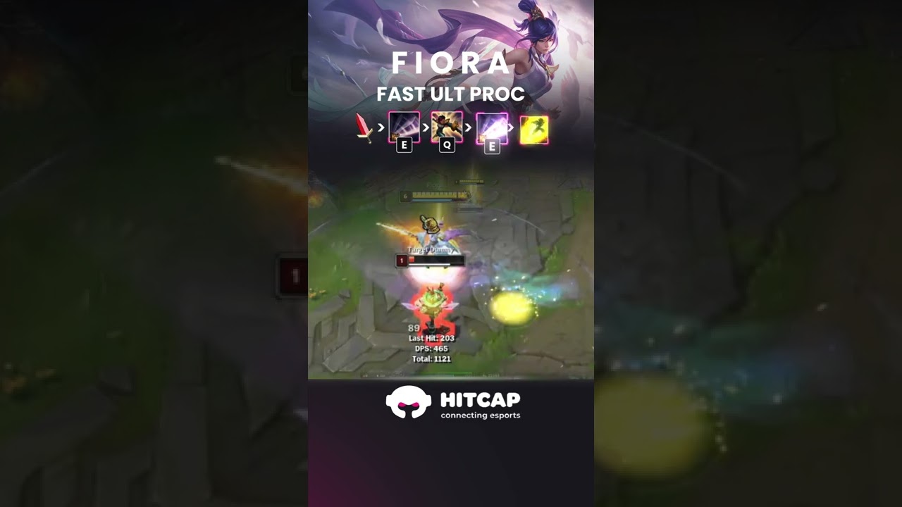 How to quickly activates Fiora ult