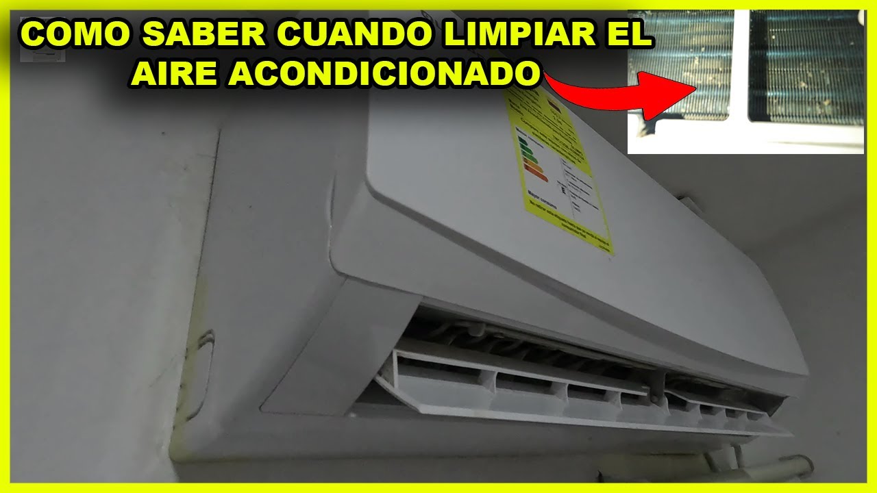 Como saber cuando limpiar el aire acondicionado